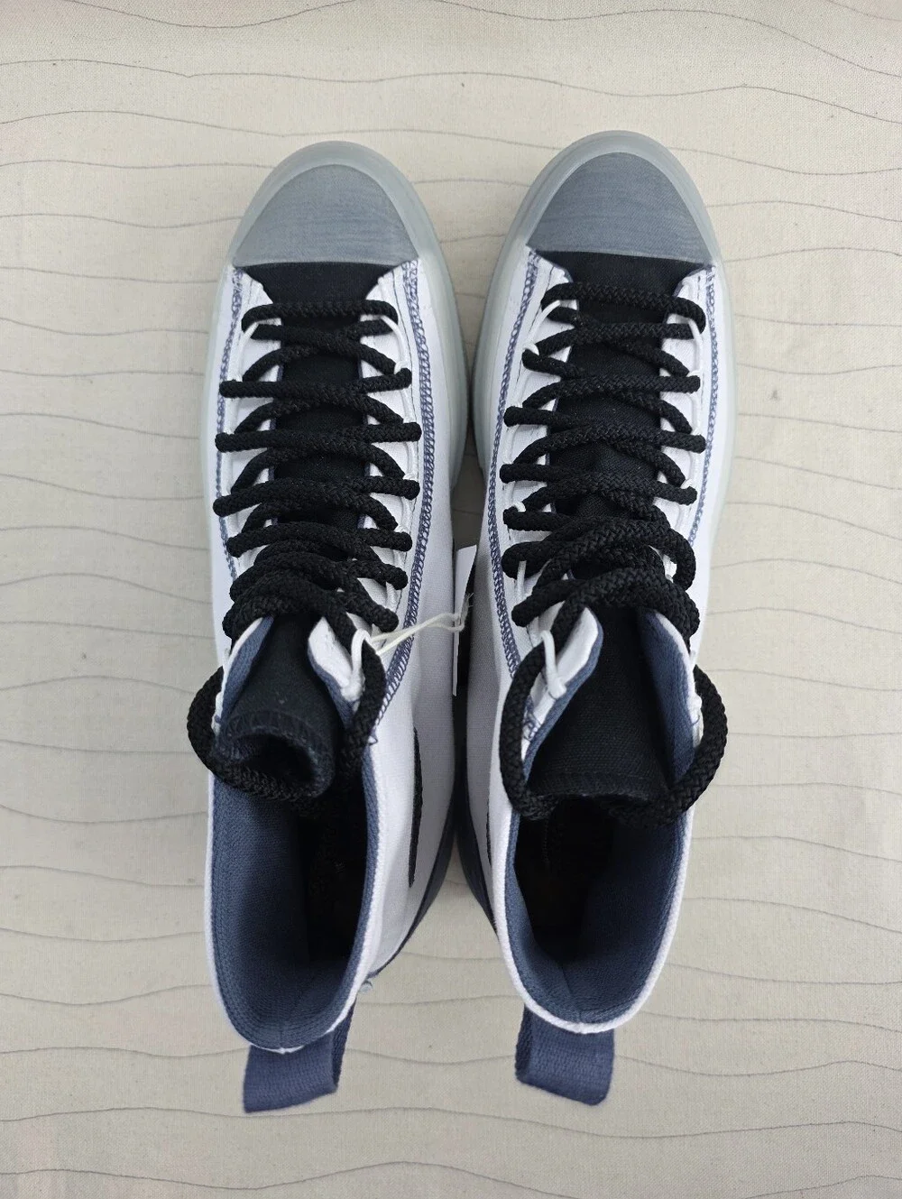 Converse Mens Chuck Taylor All Star CX EXP2 White Blue Shoes A12869C Size 10.5 - Picture 8 of 12